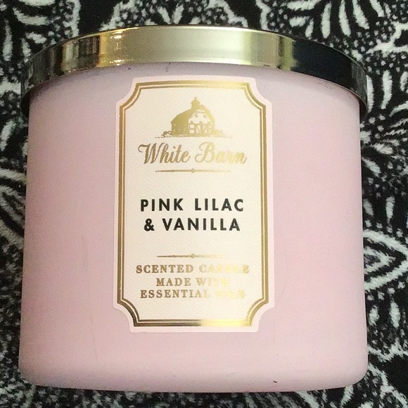 Bath & Body Works Other - Bath and body works pink lilac and vanilla candle